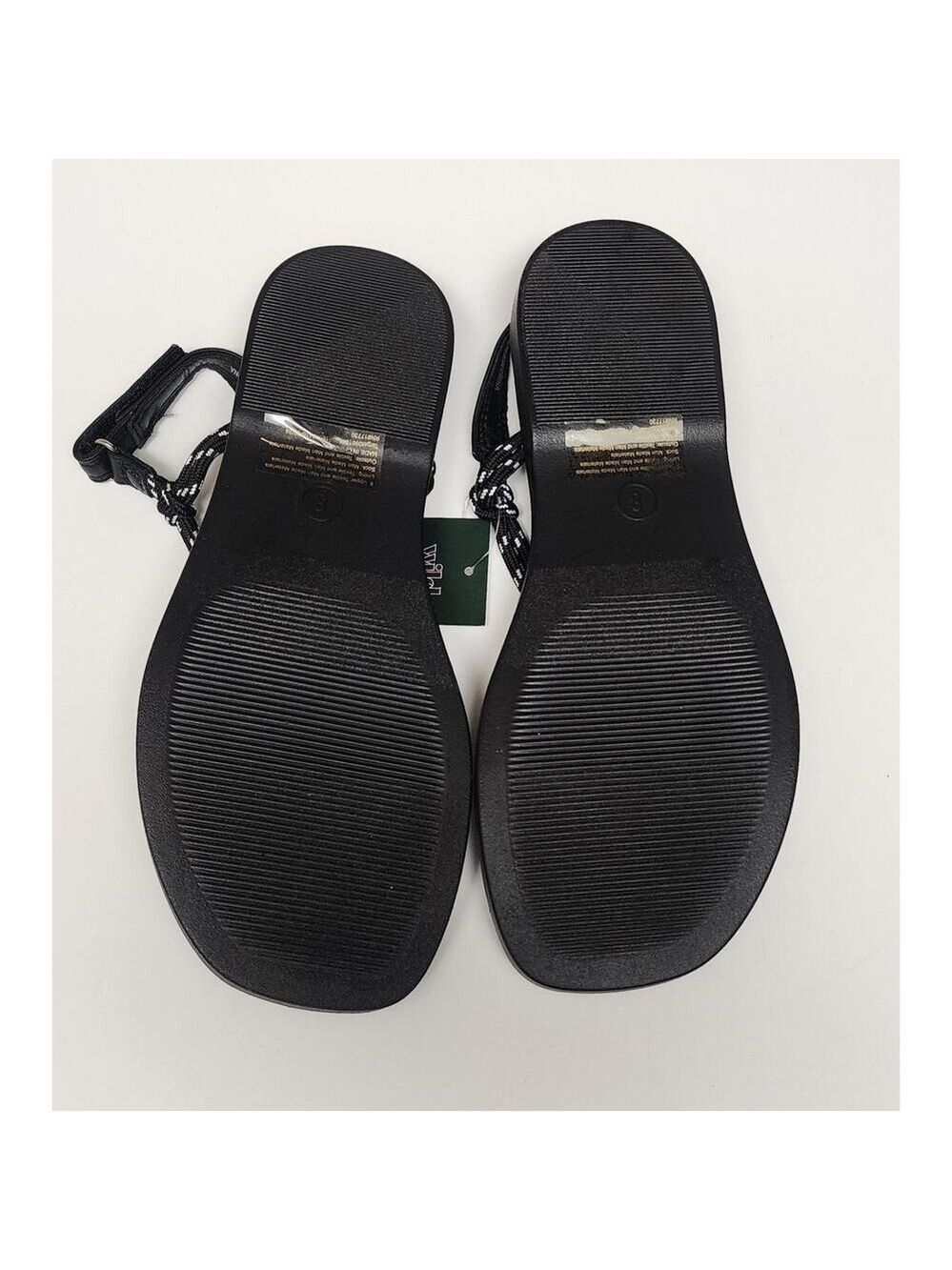 Wild Fable Women's Black Carson Rope Hiker Flat Sandal Shoes Size US 8 - Picture 6 of 6
